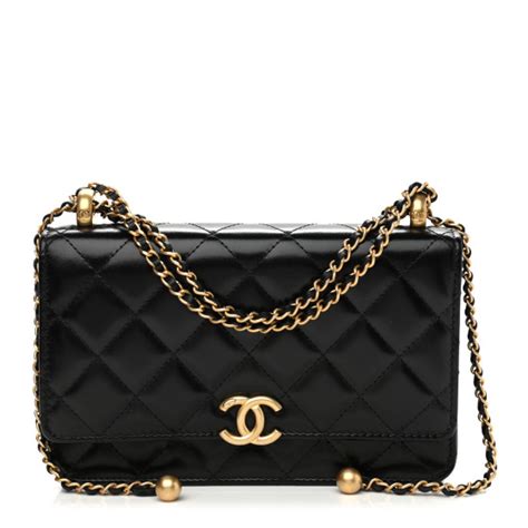 chanel perfect fit wallet on chain